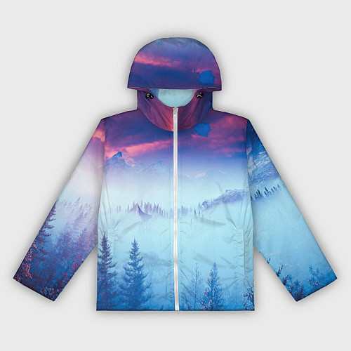 Женская ветровка Horizon landscape / 3D-Белый – фото 1