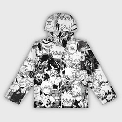 Ветровка с капюшоном женская Кацуки Бакуго - Моя геройская академия, цвет: 3D-белый