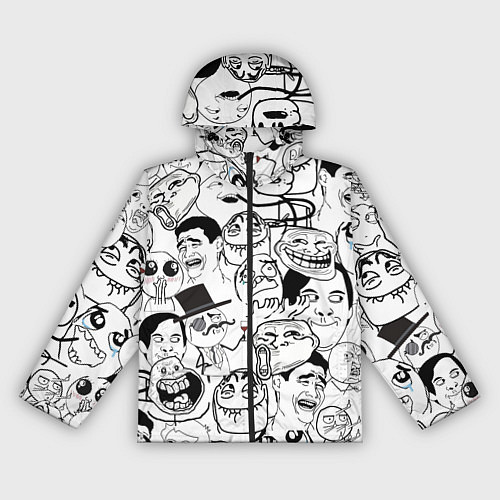 Женская ветровка Сборник мемов / 3D-Черный – фото 1