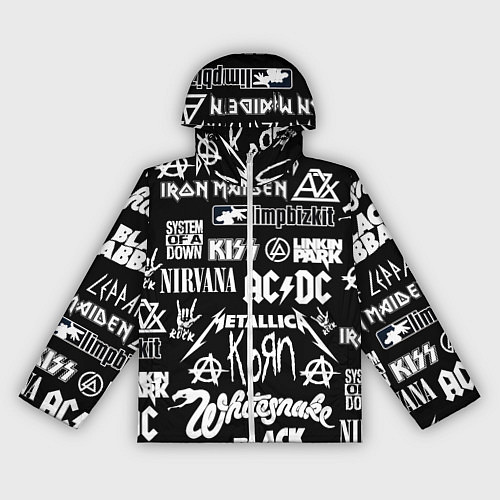 Женская ветровка Сборник тяжёлого рока / 3D-Белый – фото 1