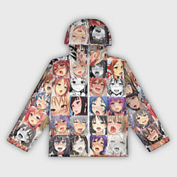 Ветровка с капюшоном женская Anime hentai ahegao manga, цвет: 3D-белый