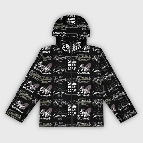 Женская ветровка Hello summer time / 3D-Черный – фото 1