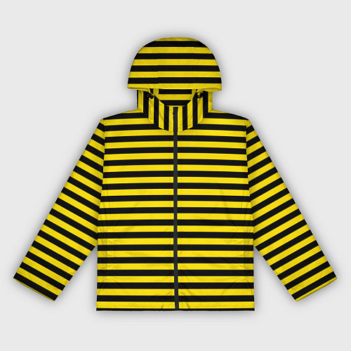 Женская ветровка Черно-желтые осиные полосы / 3D-Черный – фото 1