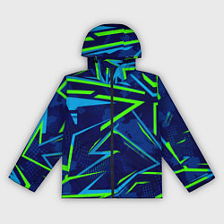 Ветровка с капюшоном женская Текстурный грандж, цвет: 3D-черный