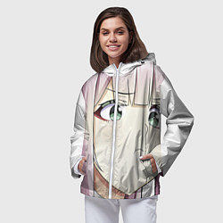 Ветровка с капюшоном женская Mini Zero two, цвет: 3D-белый — фото 2