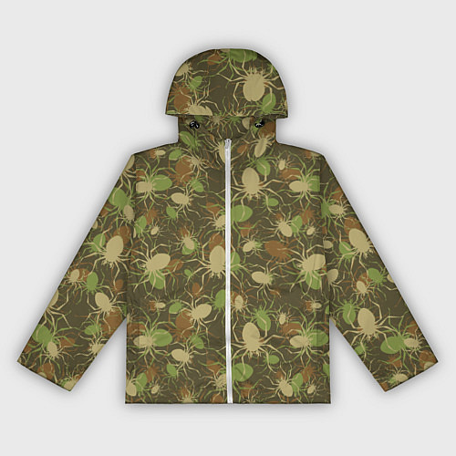 Женская ветровка Камуфляж из пауков / 3D-Белый – фото 1