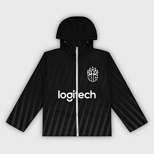 Женская ветровка Форма BIG black / 3D-Белый – фото 1