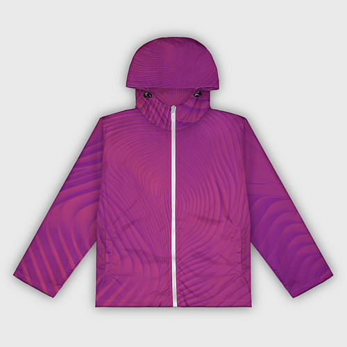 Женская ветровка Фантазия в пурпурном / 3D-Белый – фото 1