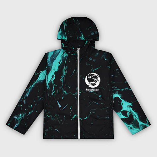 Женская ветровка Beastcoast абстракт / 3D-Белый – фото 1