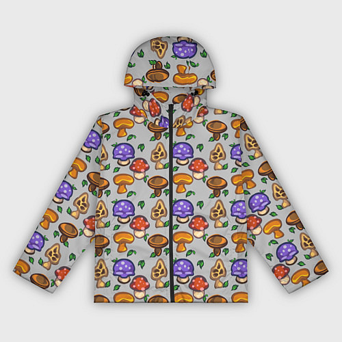 Женская ветровка Stardew valley - pixel mushrooms / 3D-Черный – фото 1