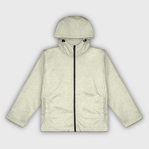 Женская ветровка Текстура ажурный оливковый / 3D-Черный – фото 1