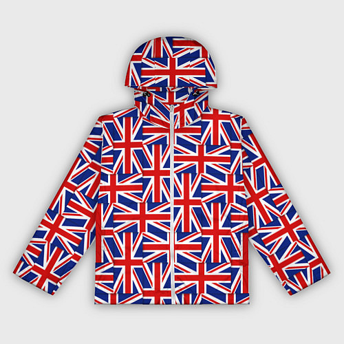 Женская ветровка Флаги Великобритании / 3D-Белый – фото 1