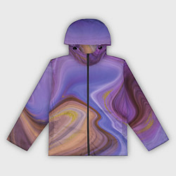 Ветровка с капюшоном женская Violet fantasy, цвет: 3D-черный