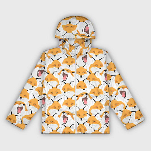 Женская ветровка Хитрые лисы / 3D-Белый – фото 1