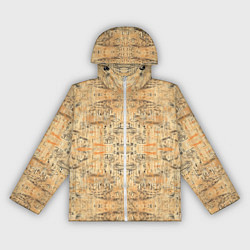 Ветровка с капюшоном женская Пески Египта, цвет: 3D-белый