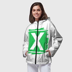 Ветровка с капюшоном женская Ed Sheeran Multiply, цвет: 3D-черный — фото 2