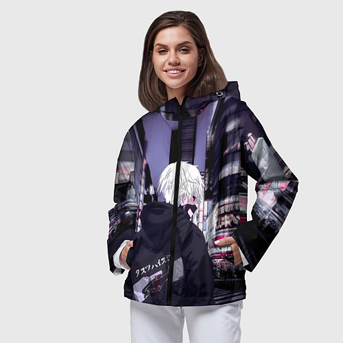 Женская ветровка Kaneki Ken / 3D-Черный – фото 3