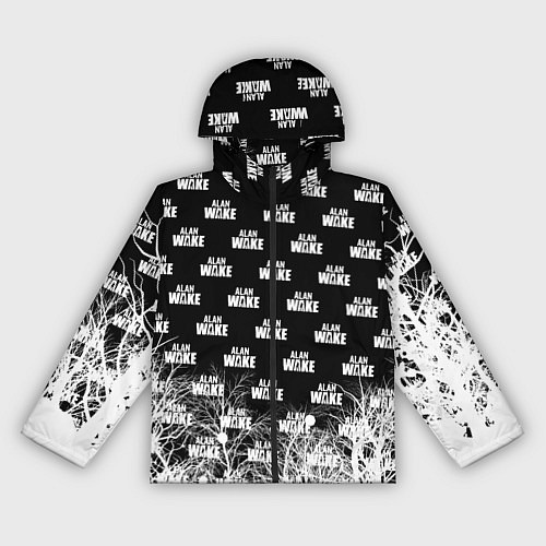 Женская ветровка Алан Вейк узор / 3D-Черный – фото 1