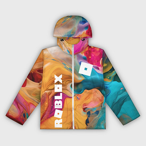 Женская ветровка Roblox Logo Color / 3D-Белый – фото 1