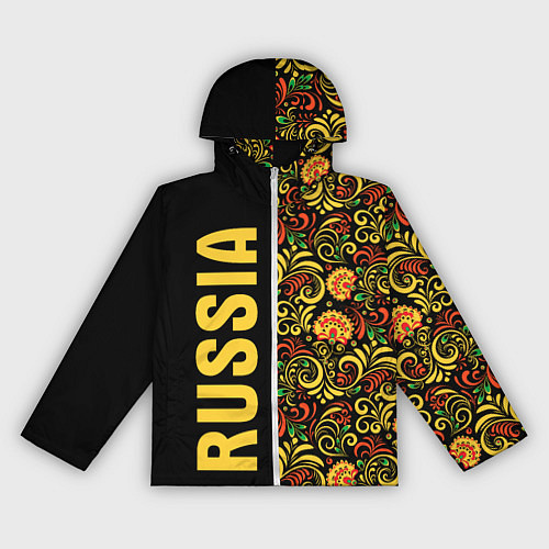 Женская ветровка Russia хохлома / 3D-Белый – фото 1