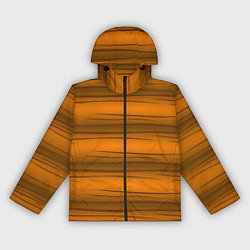 Ветровка с капюшоном женская Текстура бревна горизонтальные, цвет: 3D-черный