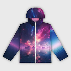 Ветровка с капюшоном женская Space and islands, цвет: 3D-белый