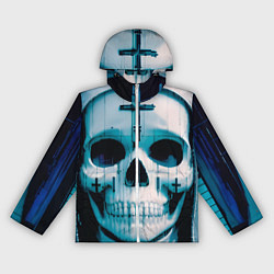 Ветровка с капюшоном женская Проклятие монахини, цвет: 3D-белый