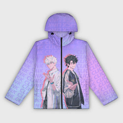 Ветровка с капюшоном женская Персонажи - Агенты времени, цвет: 3D-черный
