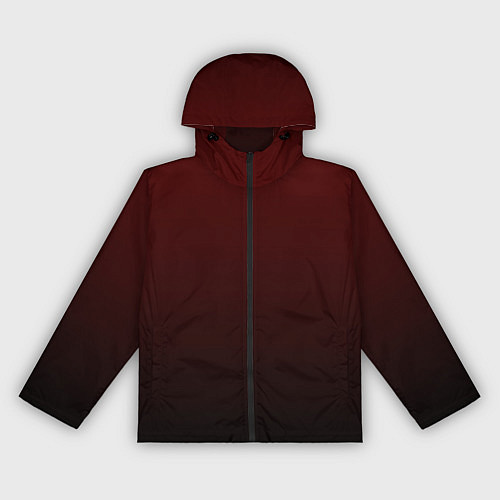 Женская ветровка Градиент бордово-чёрный / 3D-Черный – фото 1