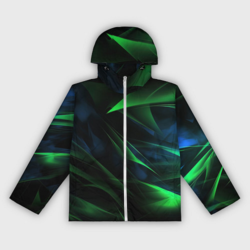 Женская ветровка Dark green background / 3D-Белый – фото 1