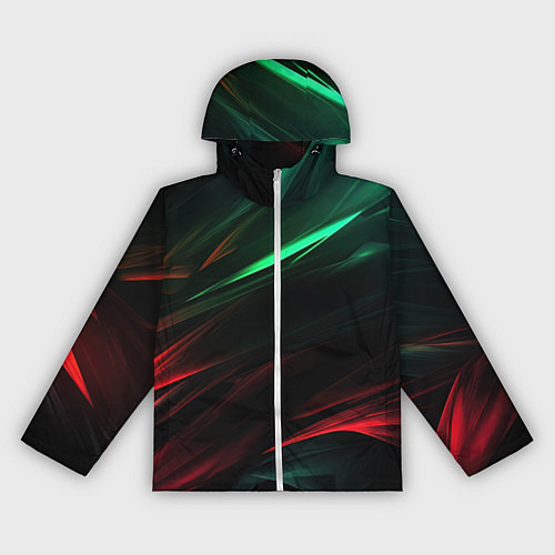 Женская ветровка Dark red and green / 3D-Белый – фото 1