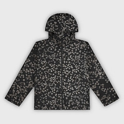 Ветровка с капюшоном женская Цветочки вишни, цвет: 3D-черный