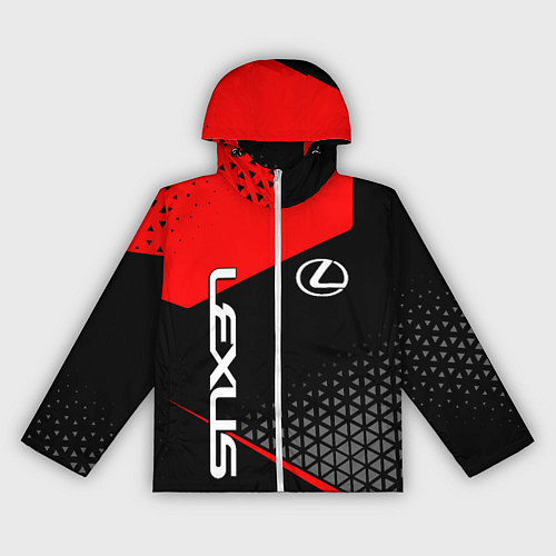 Женская ветровка Lexus - red sportwear / 3D-Белый – фото 1
