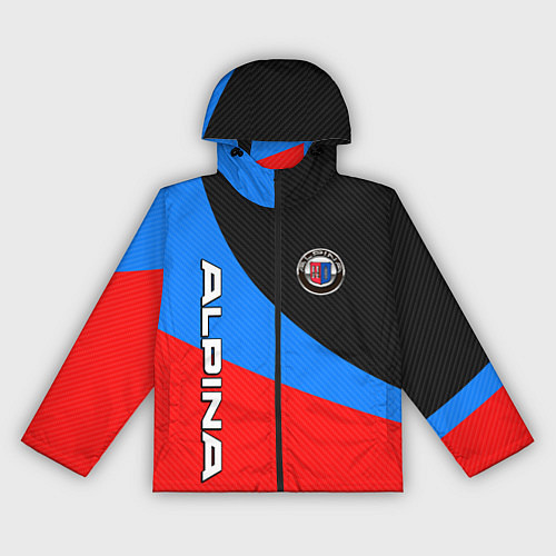 Женская ветровка Alpina - classic colors / 3D-Черный – фото 1