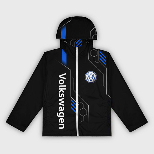 Женская ветровка Volkswagen - blue technology / 3D-Белый – фото 1