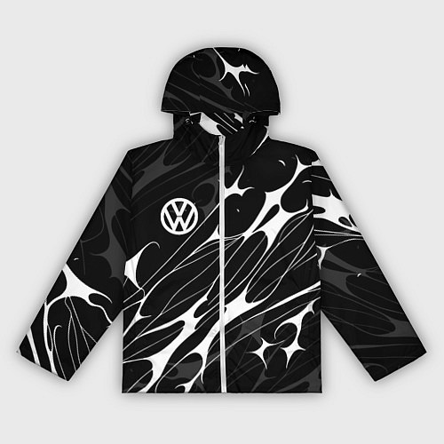Женская ветровка Volkswagen - острые линии / 3D-Белый – фото 1
