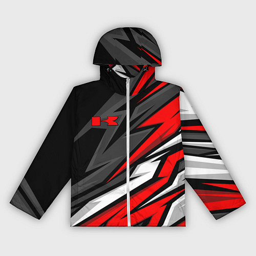 Женская ветровка Kawasaki - red uniform / 3D-Белый – фото 1