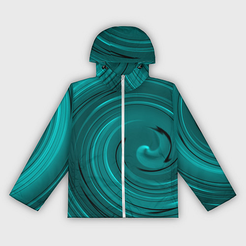Женская ветровка Малахитовый вихрь / 3D-Белый – фото 1