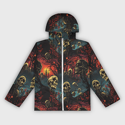 Женская ветровка Нечистый дух / 3D-Белый – фото 1