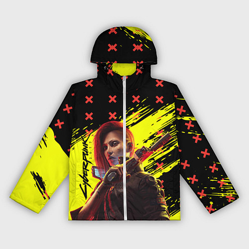 Женская ветровка Cyberpunk 2077 Phantom Liberty / 3D-Белый – фото 1