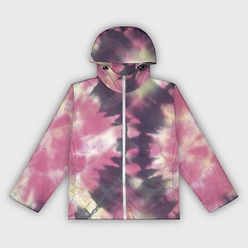 Женская ветровка Tie-Dye дизайн / 3D-Белый – фото 1