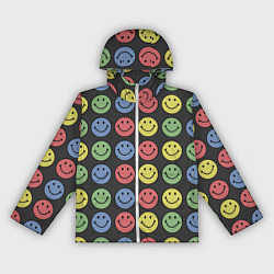 Ветровка с капюшоном женская Smiley, цвет: 3D-белый