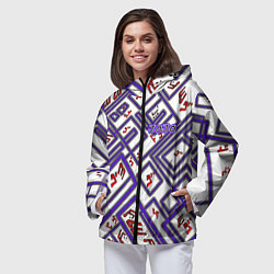 Ветровка с капюшоном женская Jojo theme, цвет: 3D-черный — фото 2