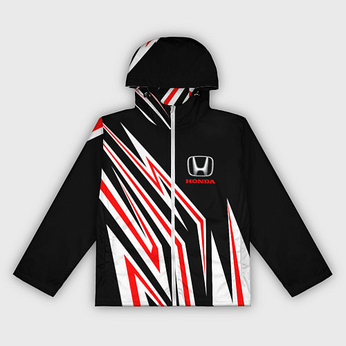 Женская ветровка Хонда - белый и красный / 3D-Белый – фото 1