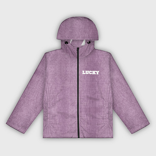 Женская ветровка Розовые джинсы lucky 77 / 3D-Черный – фото 1