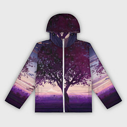 Ветровка с капюшоном женская Love Money Rock-n-Roll сакура, цвет: 3D-белый