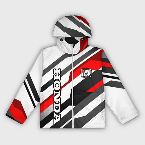 Женская ветровка Honda - red and white / 3D-Белый – фото 1