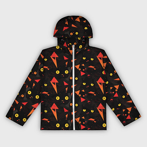 Женская ветровка Глаза черных кошек / 3D-Белый – фото 1