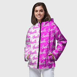 Ветровка с капюшоном женская Bardie - white - pattern, цвет: 3D-черный — фото 2