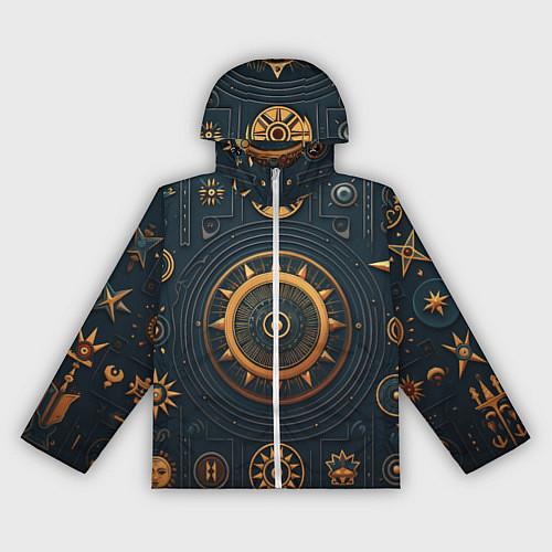 Женская ветровка Паттерн в славянском стиле / 3D-Белый – фото 1